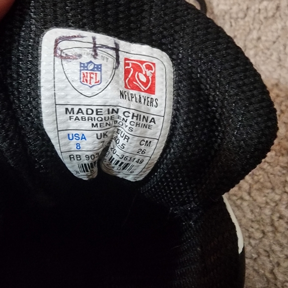 Reebok RBK NFL football cleats Men size 8 lacrosse - Picture 6 of 6